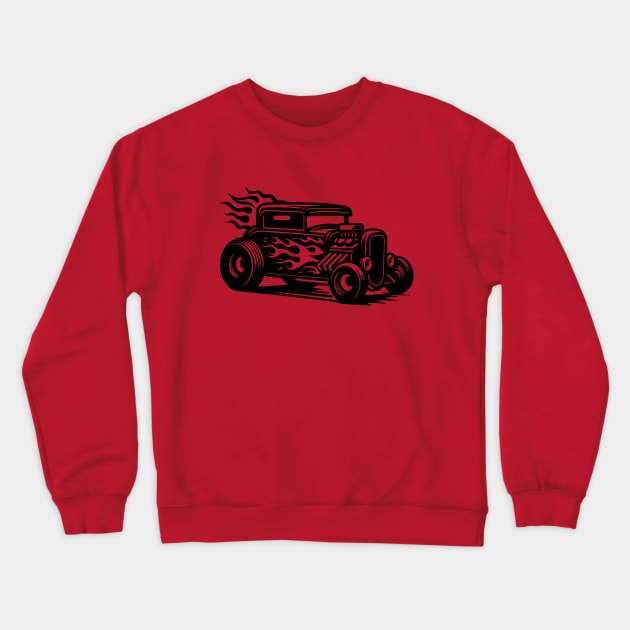 Classic Roadster Crewneck Sweatshirt by KayBee Gift Shop